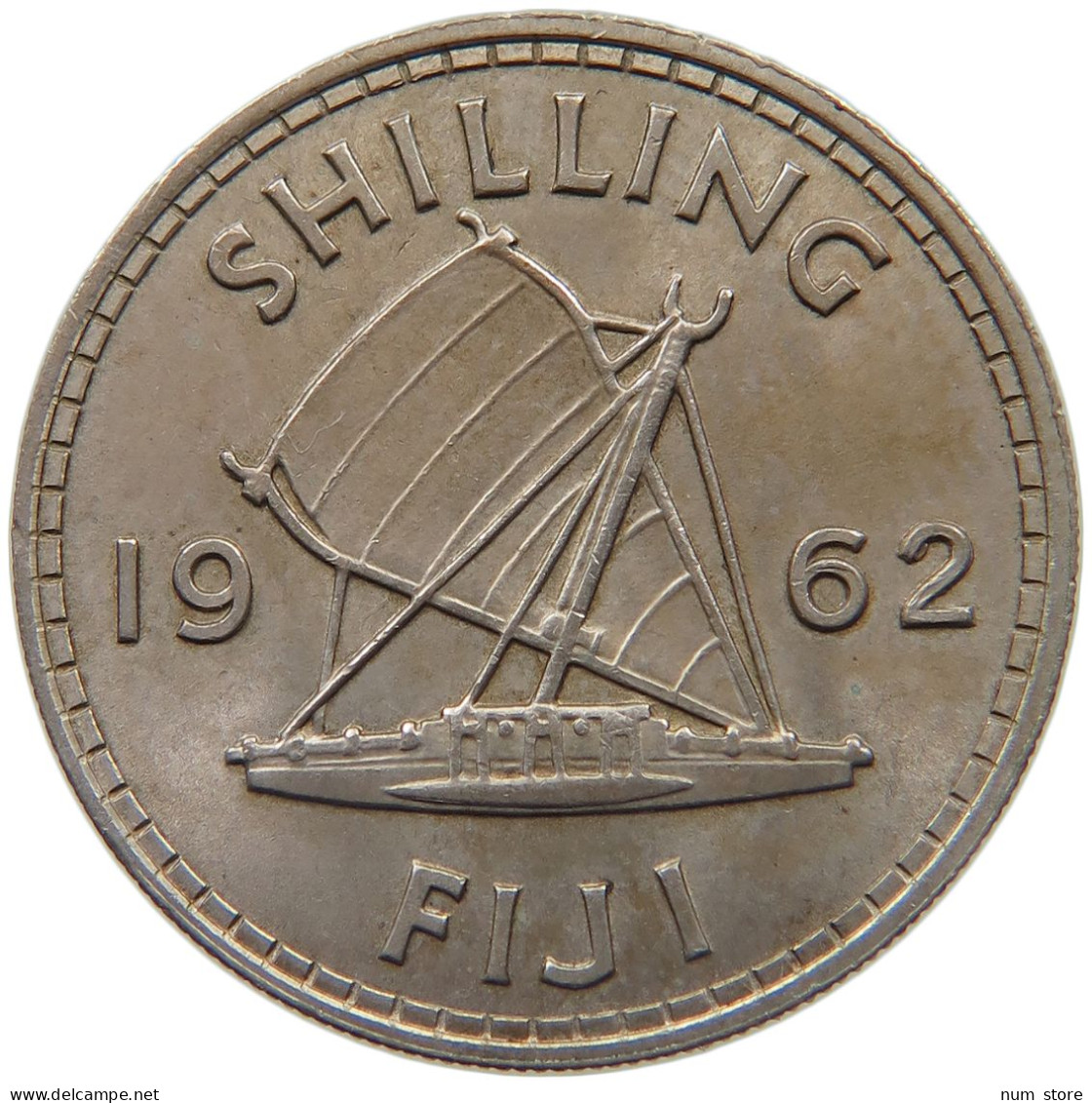 FIJI SHILLING 1962 Elizabeth II. (1952-2022) #c010 0239 - Fidji