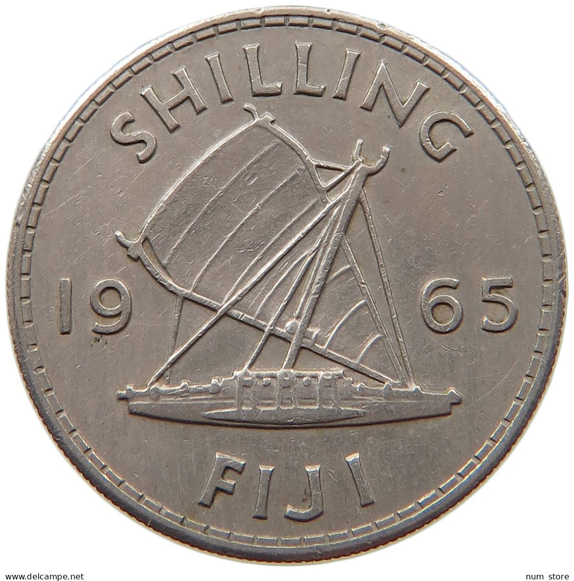 FIJI SHILLING 1965 Elizabeth II. (1952-2022) #c063 0365 - Fidschi