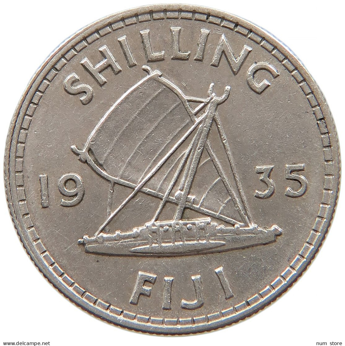 FIJI SHILLING 1935 George V. (1910-1936) #t011 0201 - Fidschi