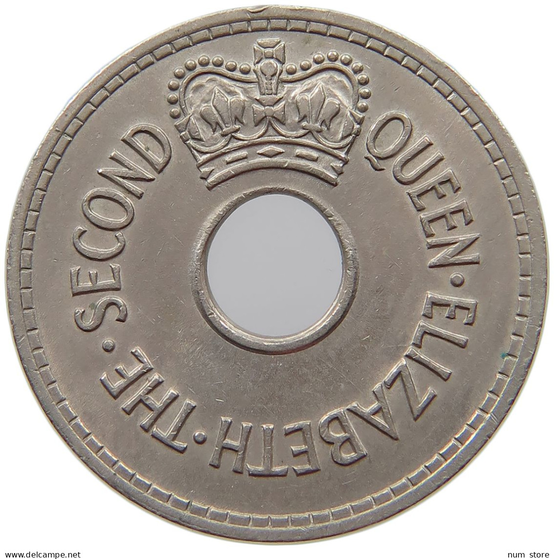 FIJI PENNY 1967 Elizabeth II. (1952-2022) #s070 0313 - Fidji