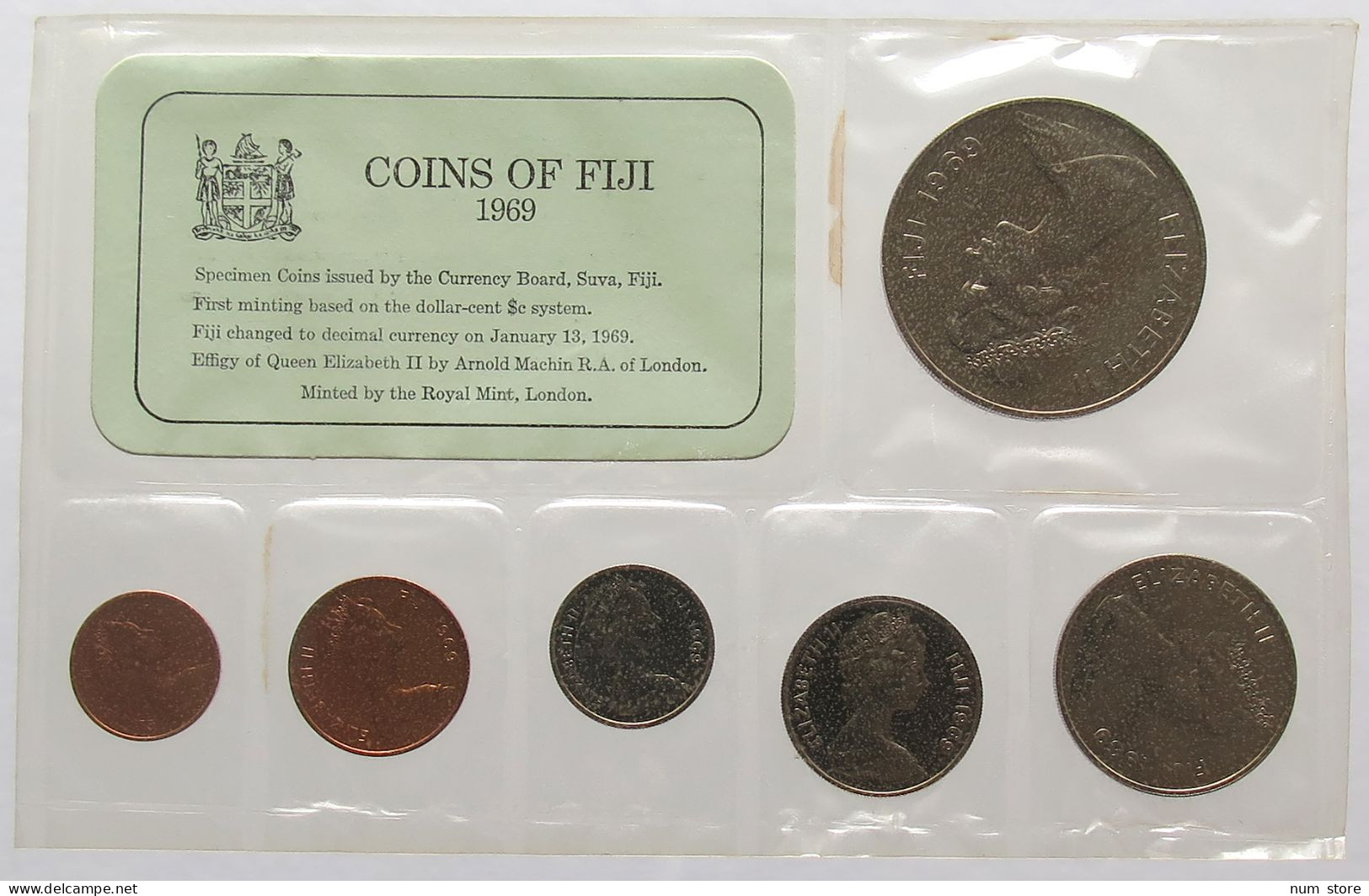 FIJI SET 1969  #bs18 0167 - Fidschi