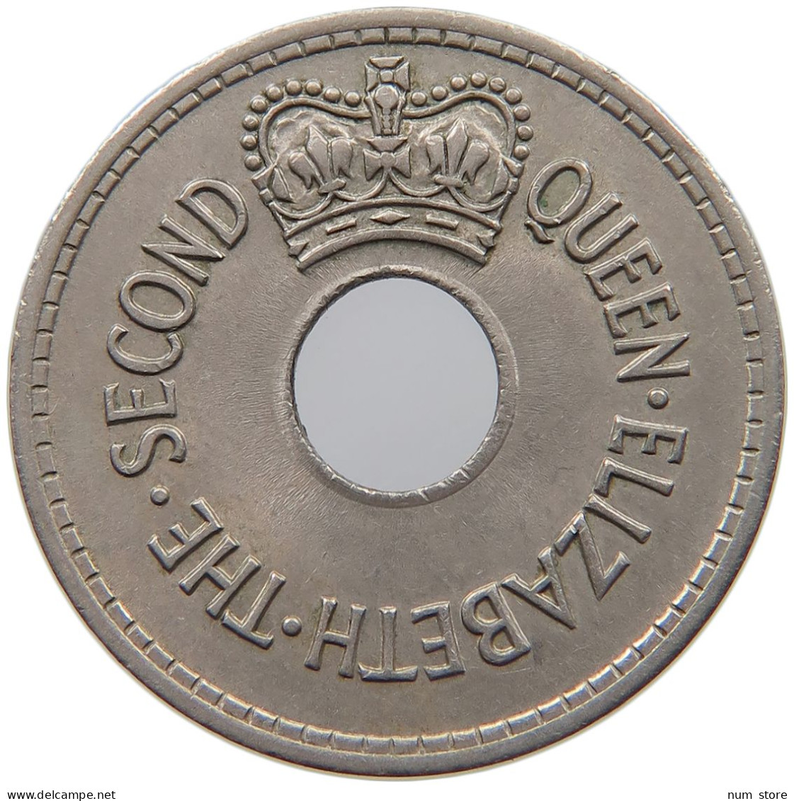 FIJI PENNY 1966 Elizabeth II. (1952-2022) #c010 0167 - Fidschi