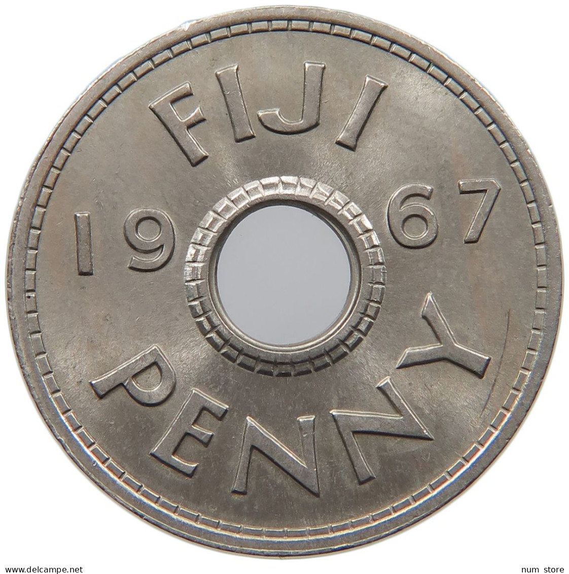 FIJI PENNY 1967 Elizabeth II. (1952-2022) #c010 0173 - Figi