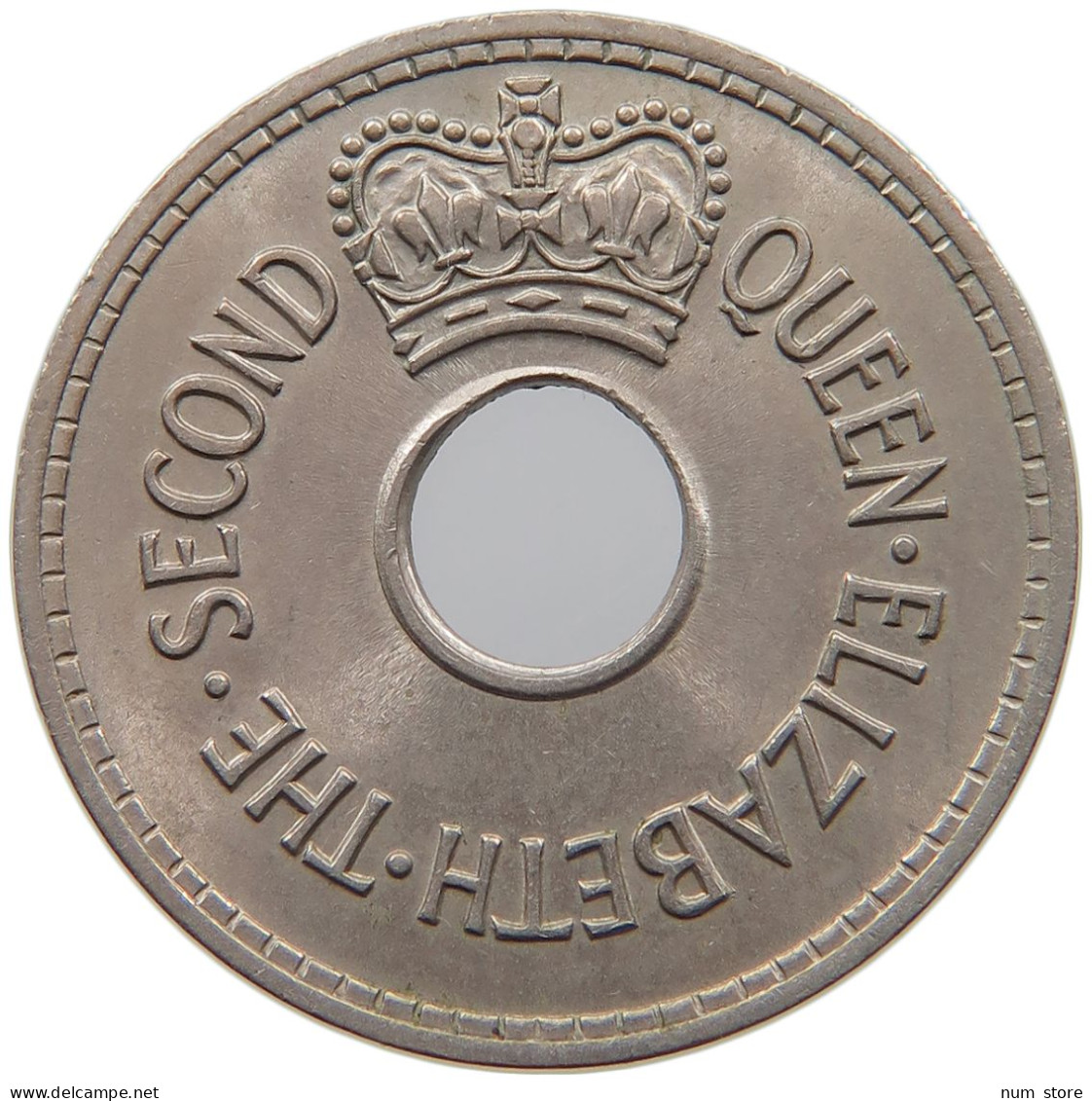 FIJI PENNY 1961 Elizabeth II. (1952-2022) #c010 0163 - Fiji