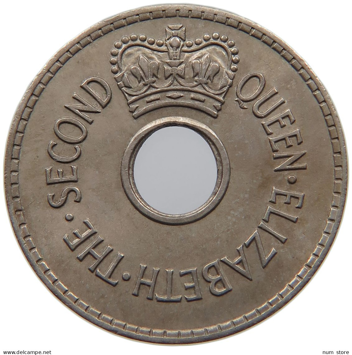 FIJI PENNY 1959 Elizabeth II. (1952-2022) #c010 0165 - Fidji