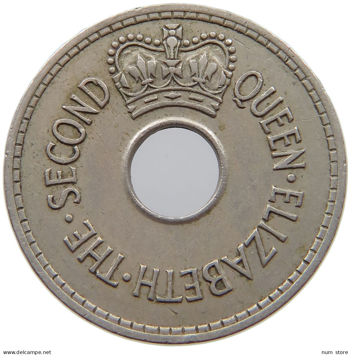FIJI PENNY 1964 Elizabeth II. (1952-2022) #s039 0453 - Fidji