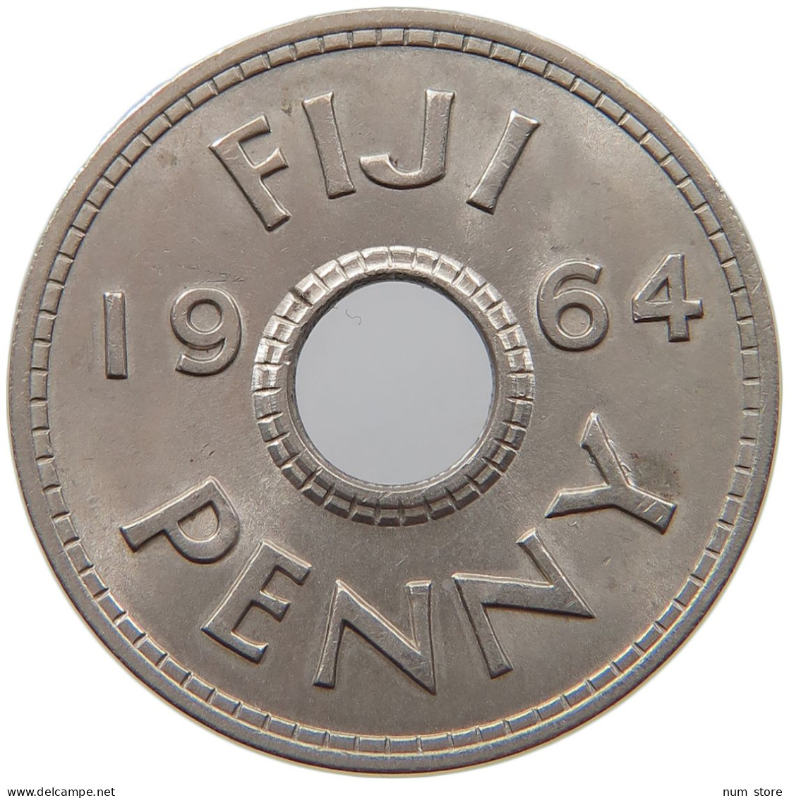 FIJI PENNY 1964 Elizabeth II. (1952-2022) #c064 0289 - Fiji