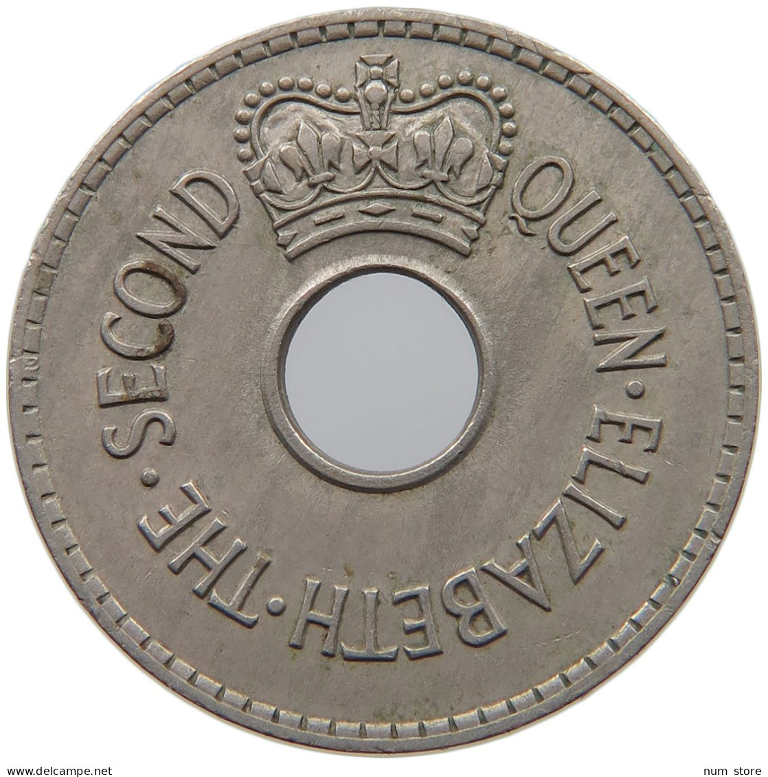 FIJI PENNY 1957 Elizabeth II. (1952-2022) #c010 0169 - Fidschi