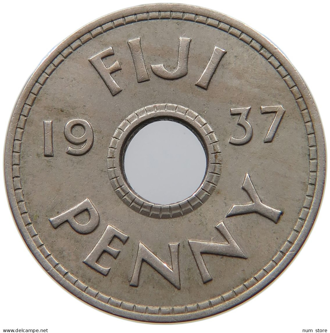 FIJI PENNY 1937 George VI. (1936-1952) #a034 0523 - Fidschi