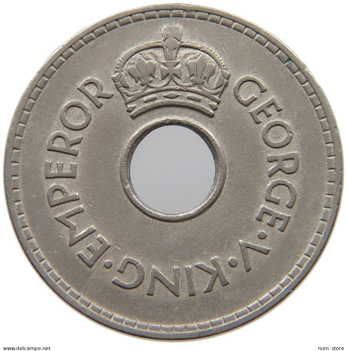 FIJI PENNY 1934 George V. (1910-1936) #a079 0241 - Fidschi