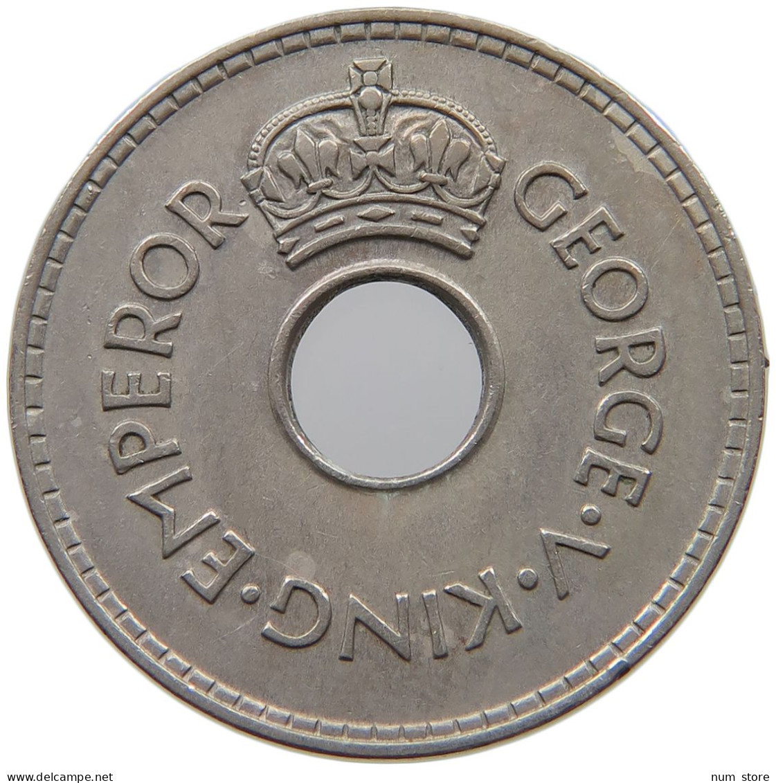 FIJI PENNY 1934 Elizabeth II. (1952-2022) #a079 0277 - Figi