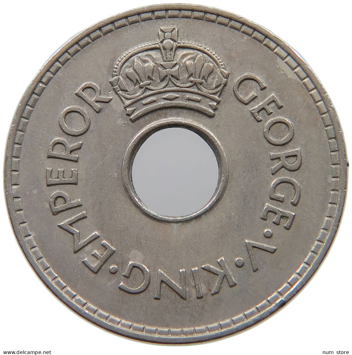 FIJI PENNY 1934 Elizabeth II. (1952-2022) #a079 0277 - Fidji