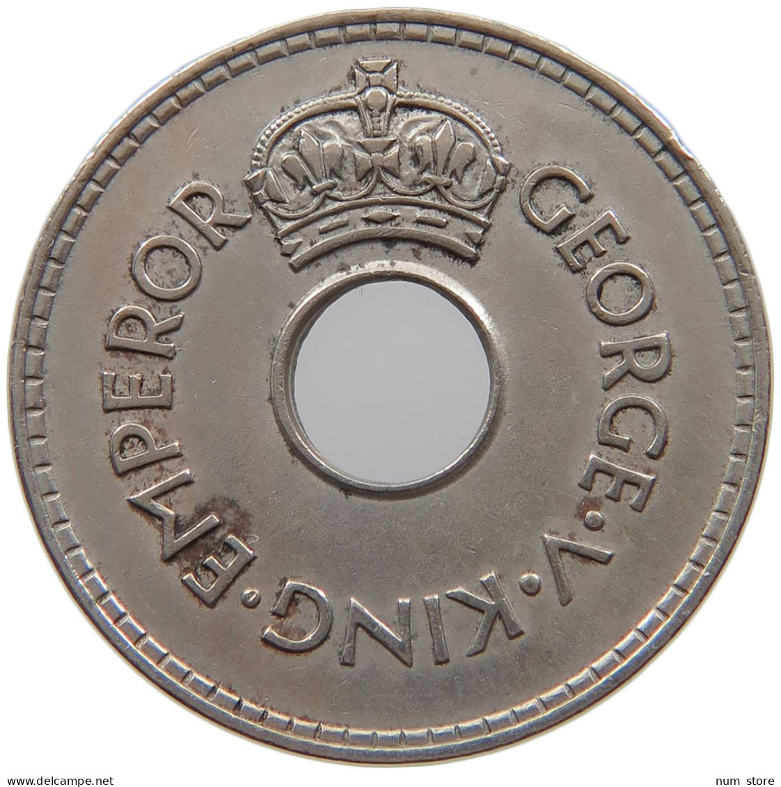 FIJI PENNY 1934 George V. (1910-1936) #a072 0089 - Fidschi