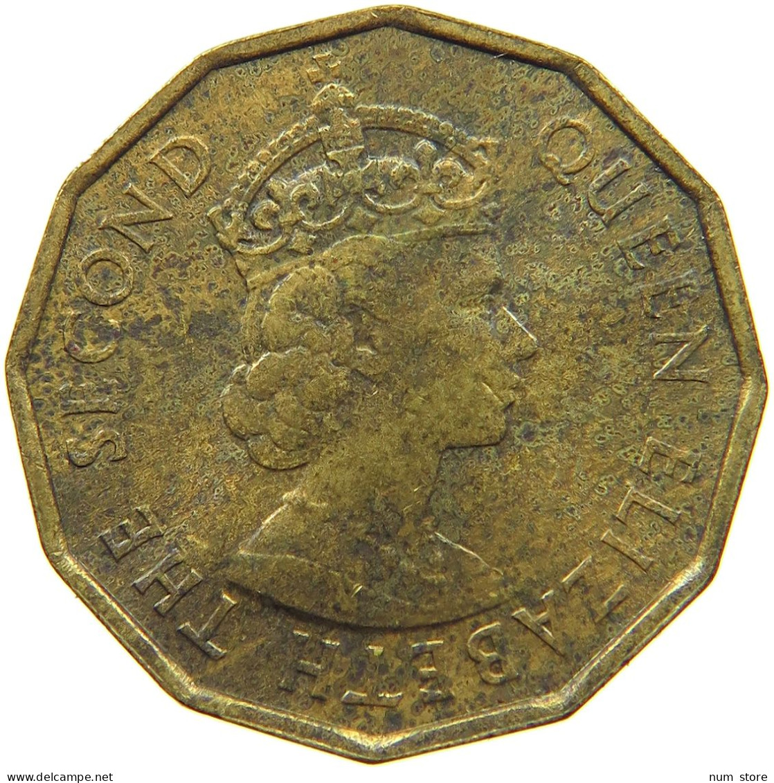 FIJI 3 PENCE 1964 Elizabeth II. (1952-2022) #c011 0853 - Fiji