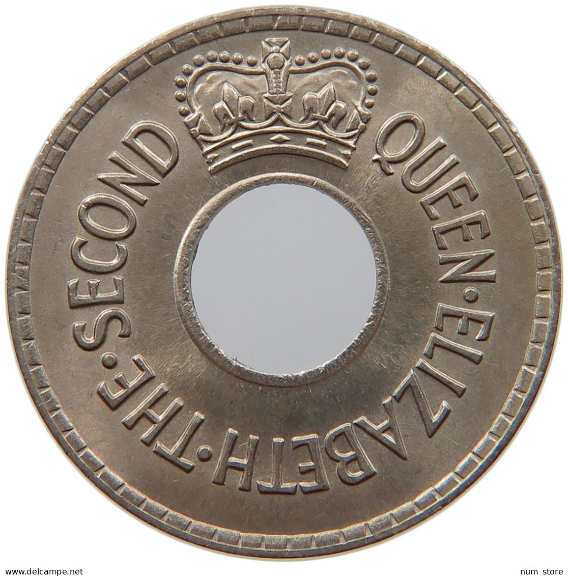 FIJI 1/2 PENNY 1954 George VI. (1936-1952) #s028 0155 - Fidschi