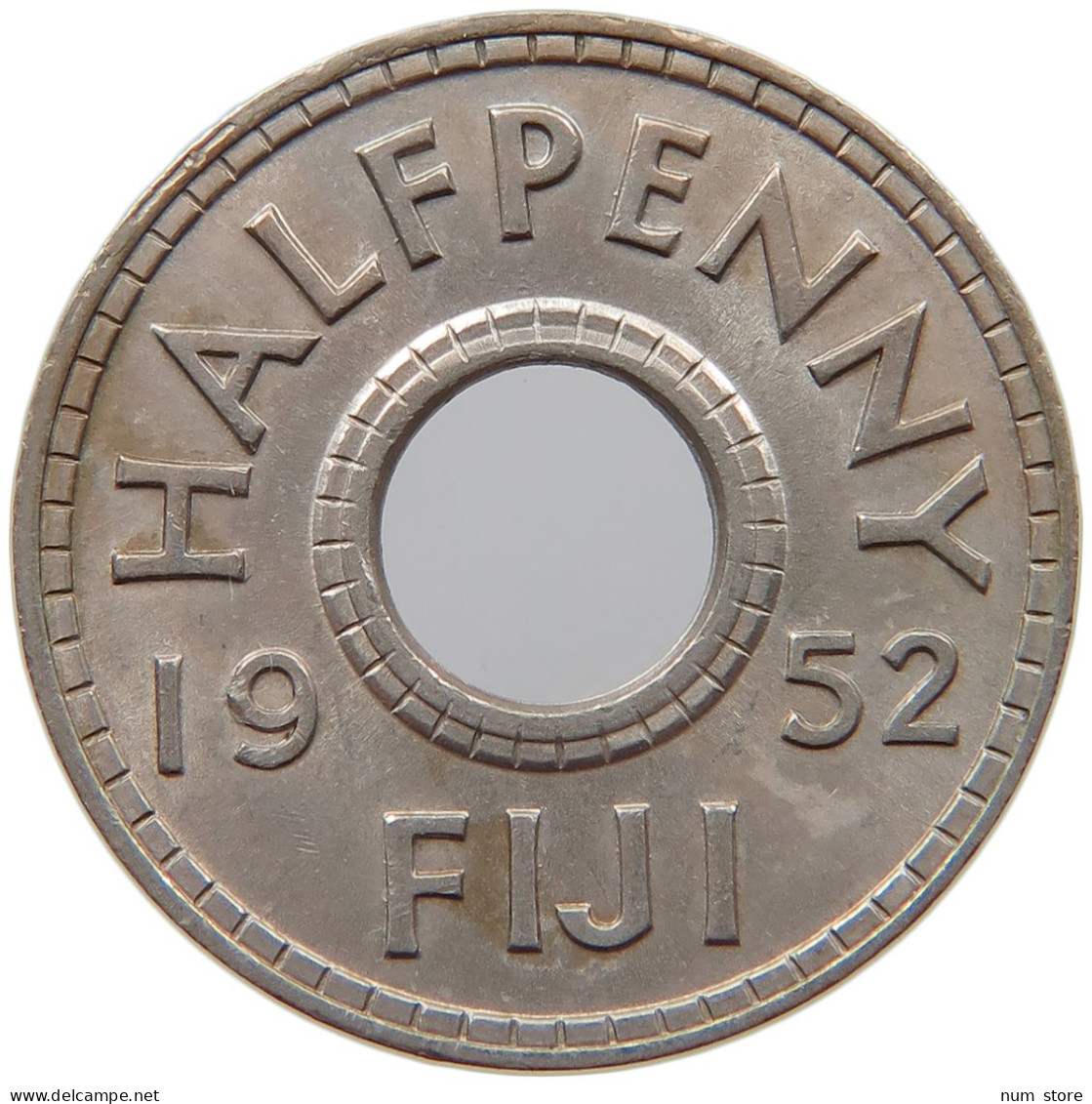 FIJI 1/2 PENNY 1952 George VI. (1936-1952) #s028 0161 - Fidschi