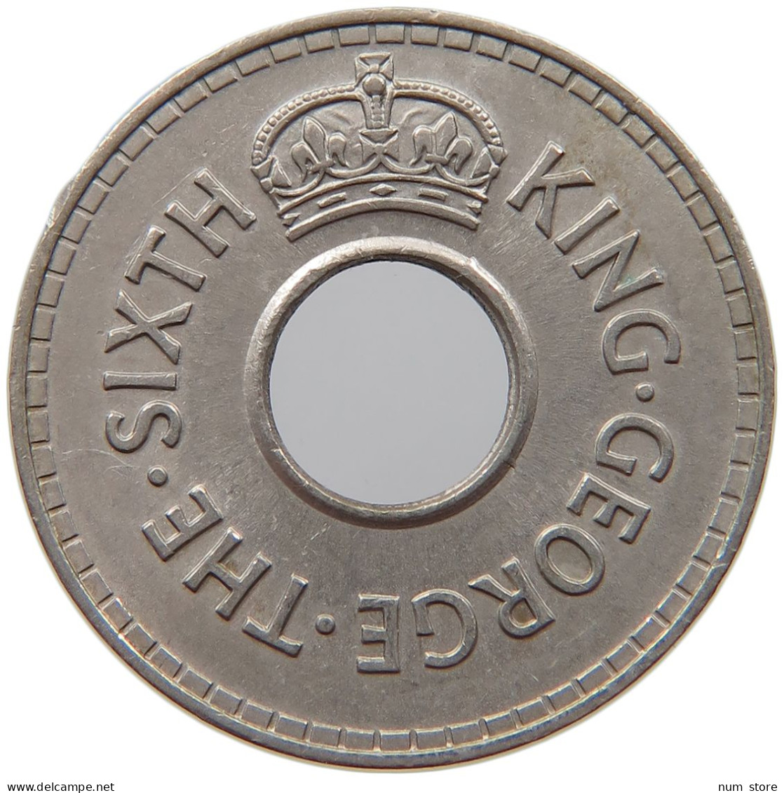 FIJI 1/2 PENNY 1952 George VI. (1936-1952) #s028 0161 - Figi
