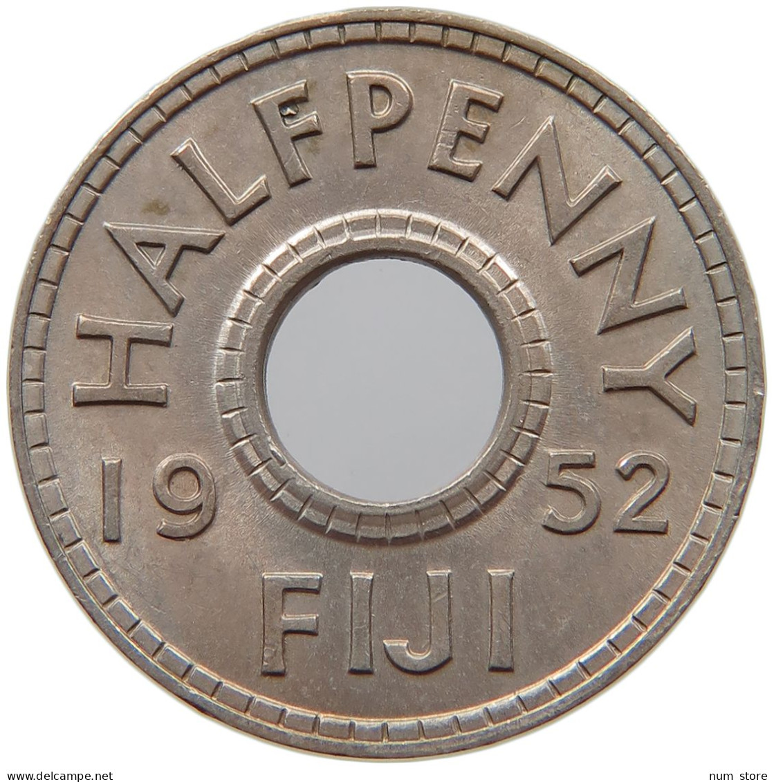 FIJI 1/2 PENNY 1952 George VI. (1936-1952) #s028 0157 - Figi