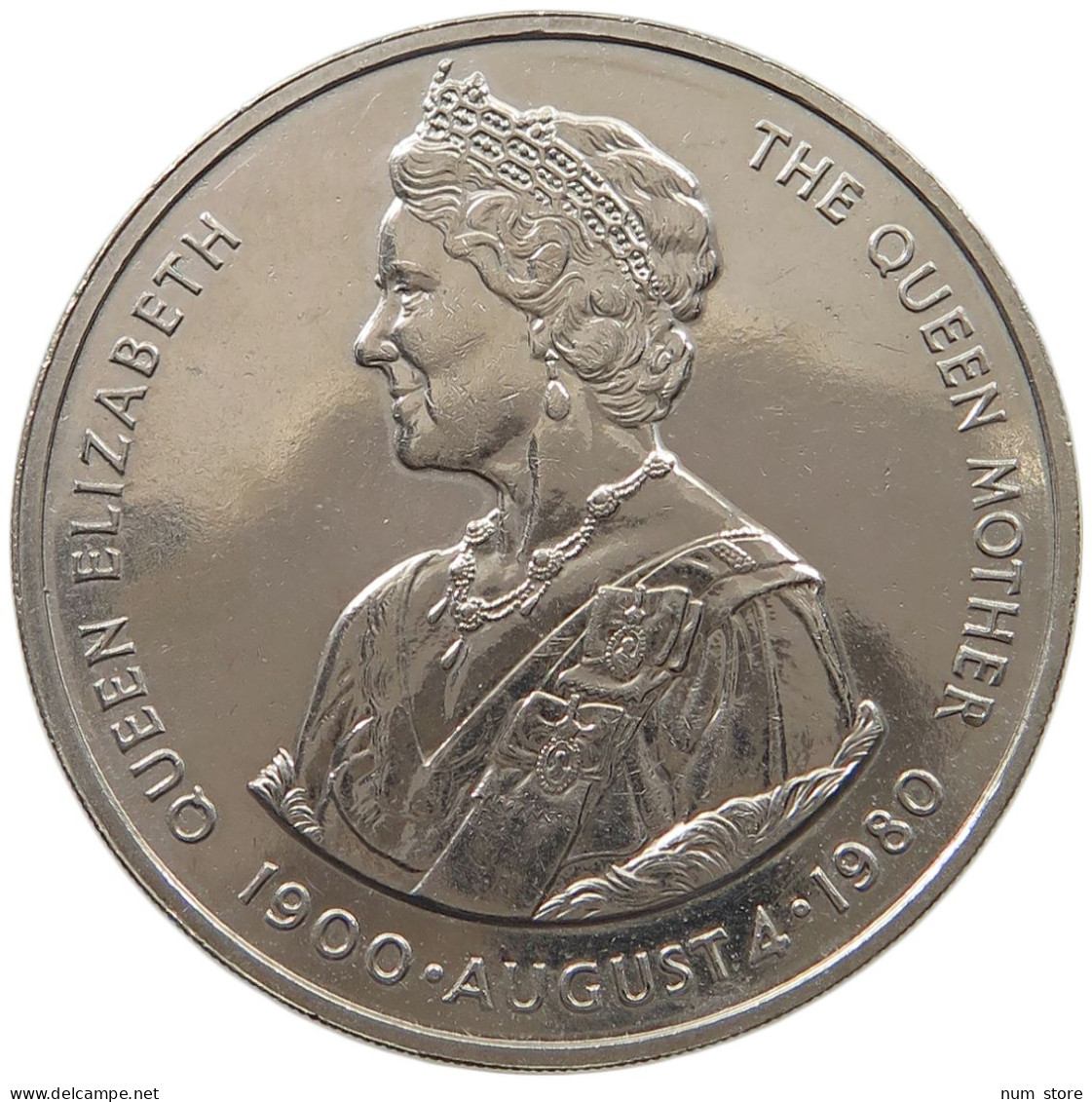 FALKLAND ISLANDS 50 PENCE 1980 Elizabeth II. (1952-) #c035 0147 - Falklandinseln