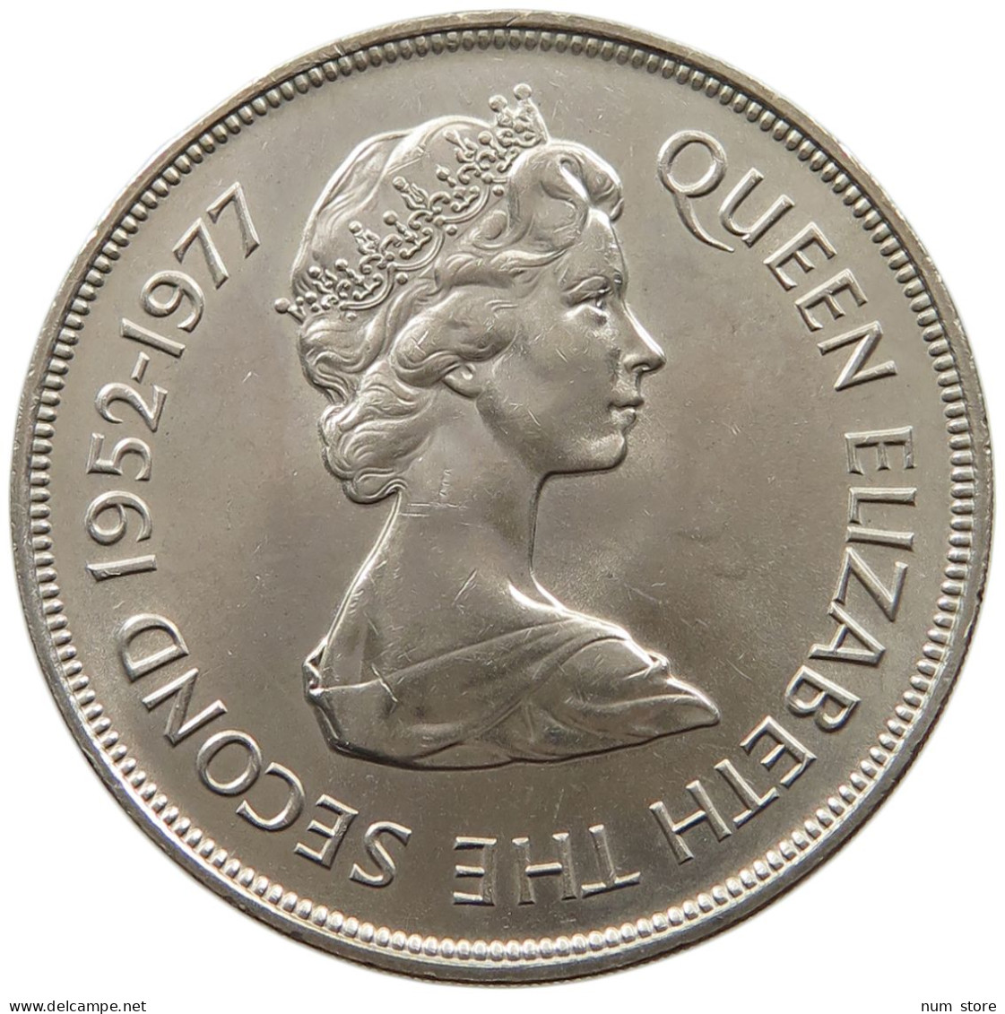 FALKLAND ISLANDS 50 PENCE 1977 Elizabeth II. (1952-) #s034 0007 - Falklandeilanden