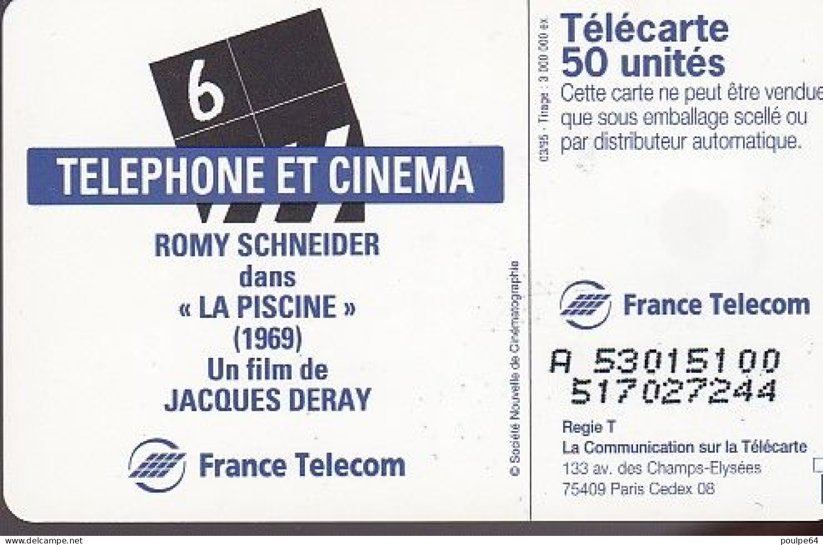 F543 - 03/1995 - ROMY SCHNEIDER - 50 SO3 - 1995