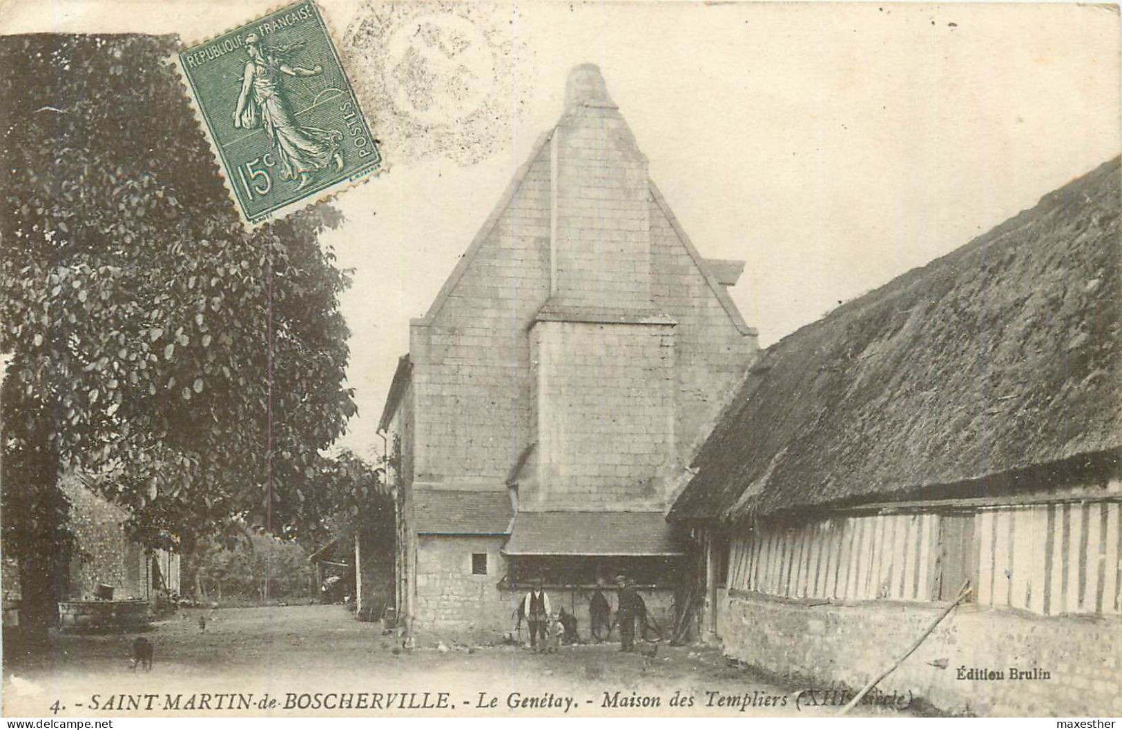 SAINT MARTIN DE BOSCHERVILLE Le Genélay, Maison Des Templiers - Saint-Martin-de-Boscherville