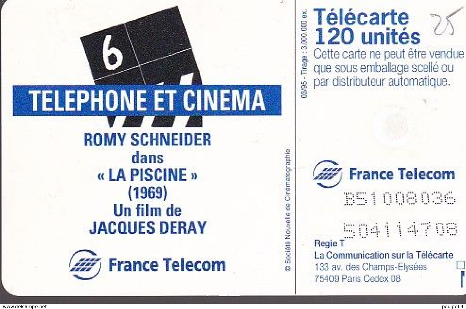 F544 - 03/1995 - ROMY SCHNEIDER - 120 GEM - 1995