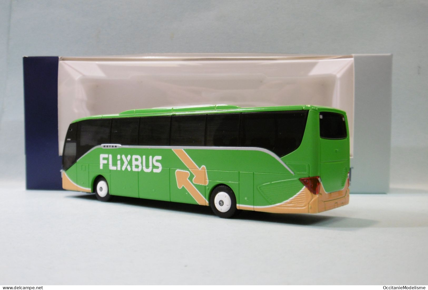 Rietze - Autocar SETRA S 515 HD FLIXBUS Car Réf. 77911 Neuf NBO HO 1/87 - Road Vehicles