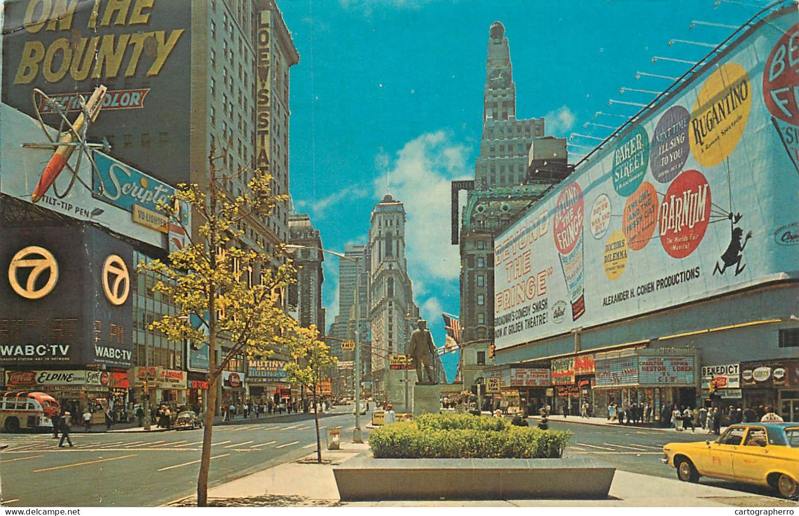 Postcard United States New York New York City Time Square 1964 - Time Square