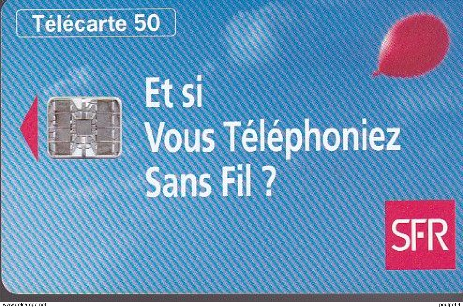 F547 - 03/1995 - SFR - 50 SC7 - (verso : N° Deux Lignes - 2ème Ligne Vers La Gauche Sous Le A) - 1995