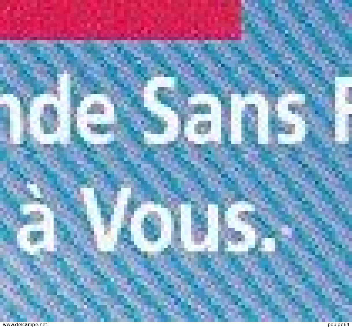 F547 - 03/1995 - SFR - 50 SC7 - (verso : Variété : Petit Point Rouge Après " Est à Vous " - 1995