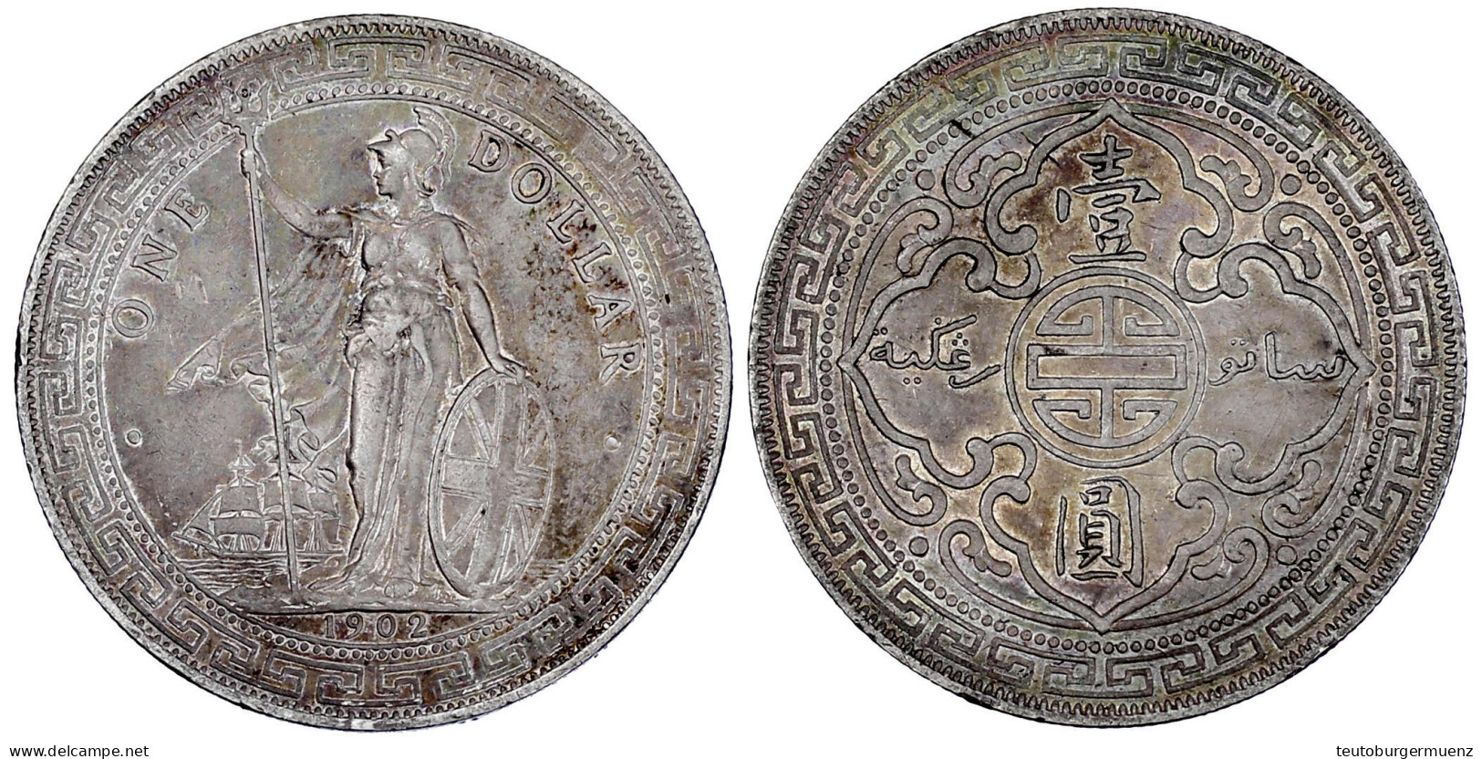 Tradedollar 1902 B. Sehr Schön/vorzüglich, Schöne Patina. Krause/Mishler T5. - Sonstige & Ohne Zuordnung