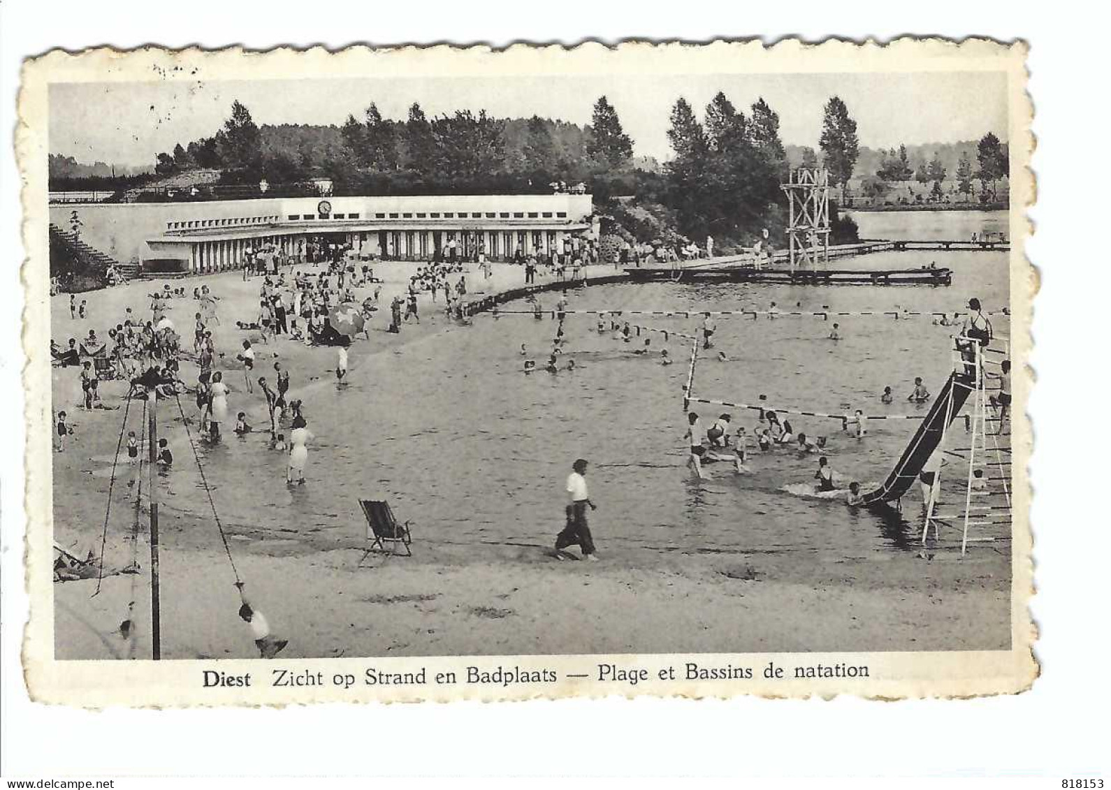 Diest  Zicht Op Strand En Badplaats - Diest