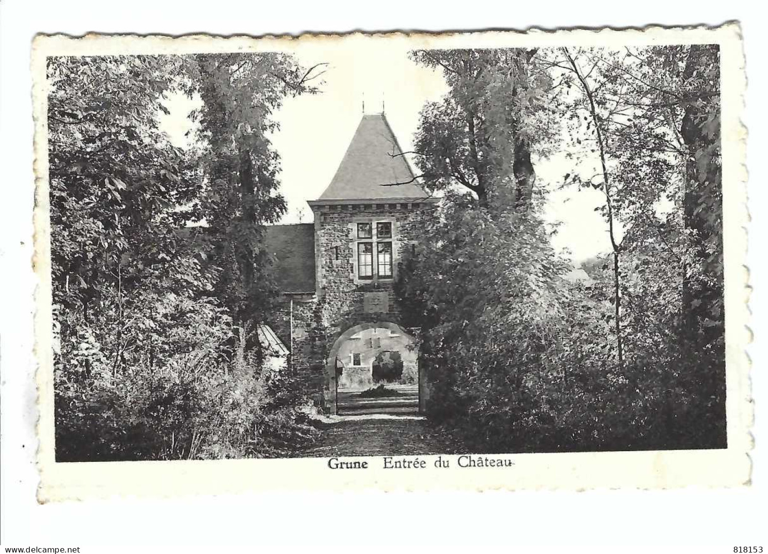 Grune  Entrée Du Château - Nassogne