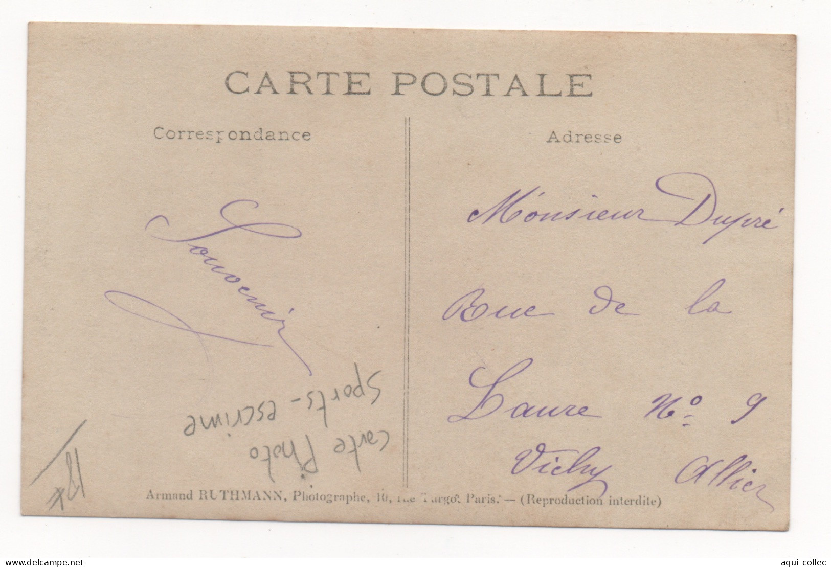 CARTE PHOTO - SPORT - ESCRIME - Schermen