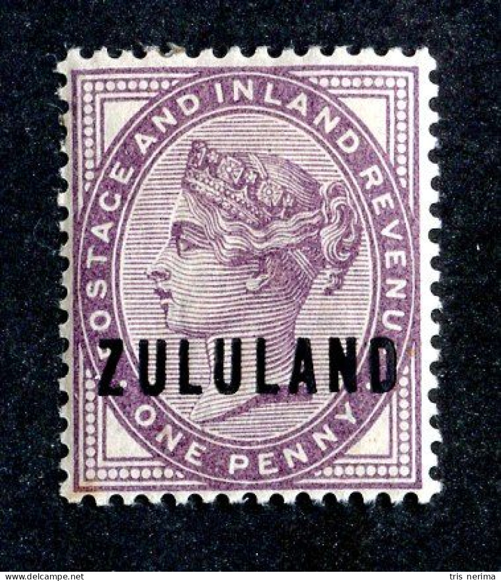 7524 BCx Zululand 1888 Scott # 2 M* (offers Welcome) - Zululand (1888-1902)