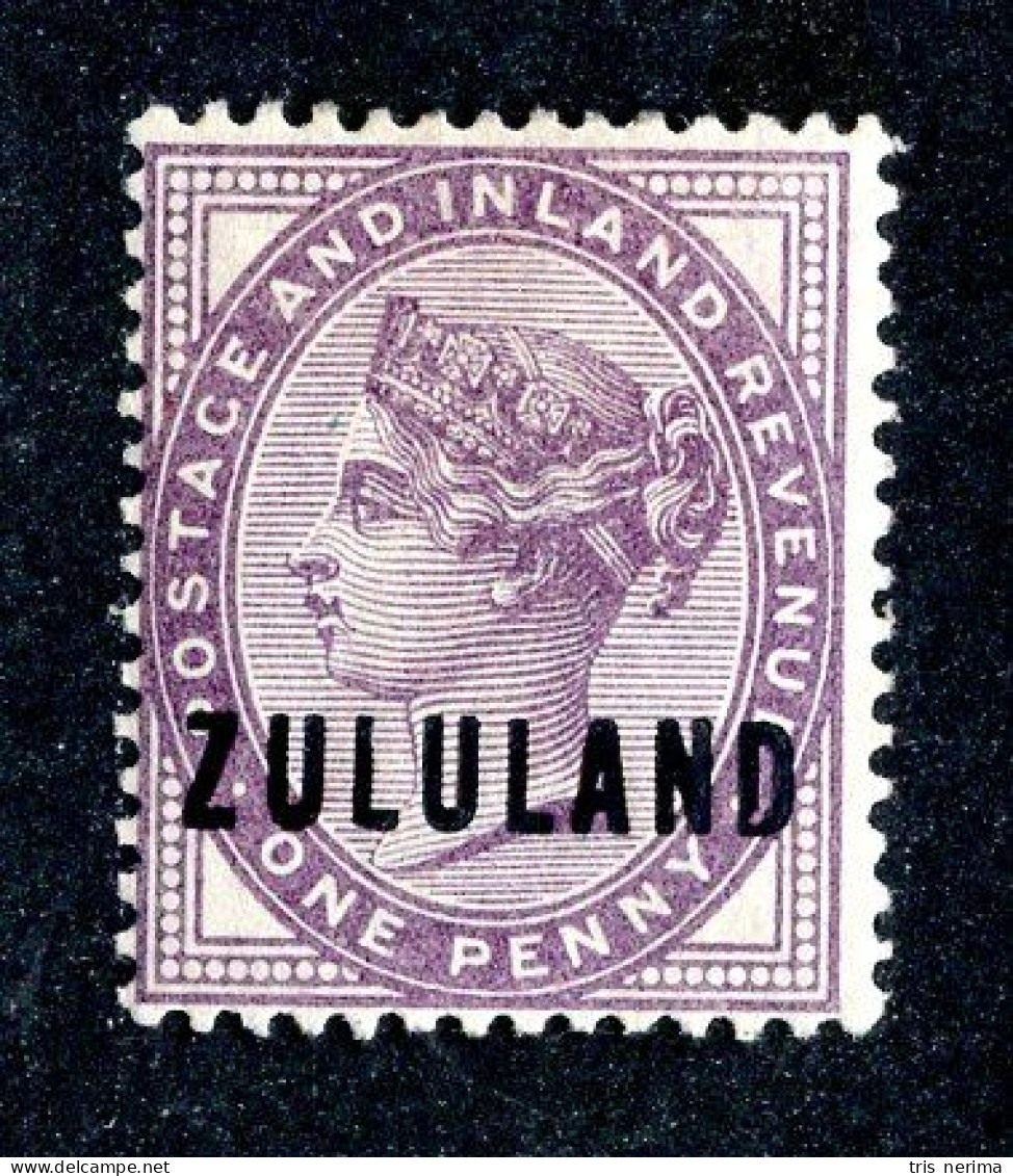 7525 BCx Zululand 1888 Scott # 2 M* (offers Welcome) - Zoulouland (1888-1902)