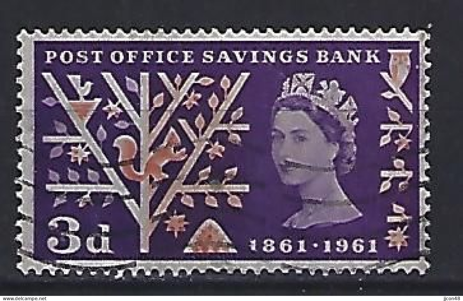 GB 1961 Post Office Savings Bank (o) Mi.344 - Usati