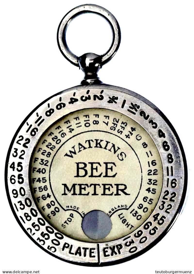 Photografischer Belichtungsmesser, England Um 1890, "Watkins Bee Meter". 43 Mm - Other & Unclassified