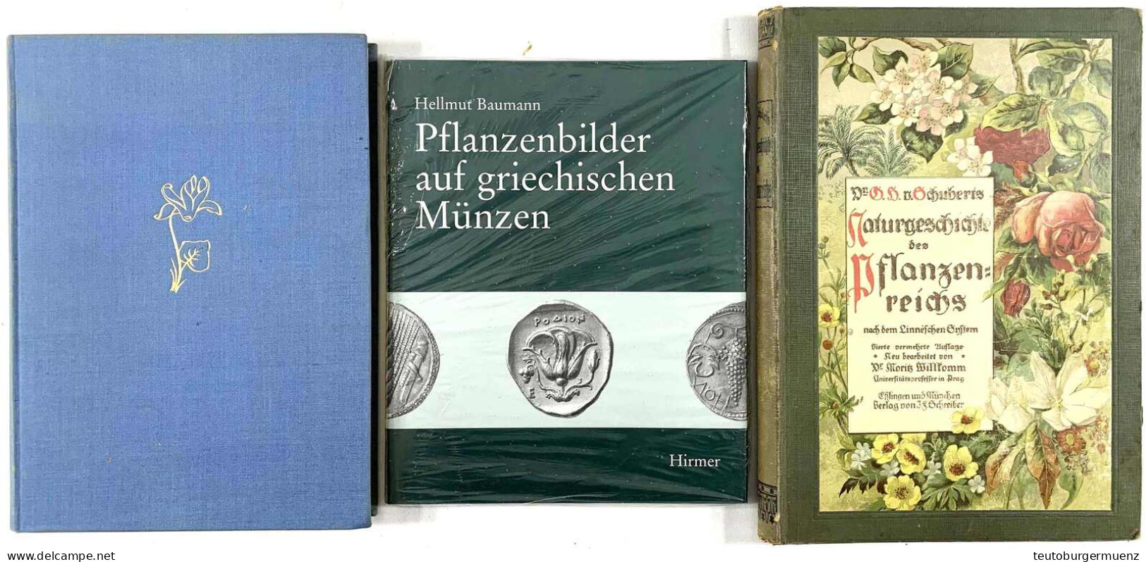 3 Wichtige Bücher Zur Botanik Und Zu Pflanzen In Der Numismatik Und Kunstgeschichte: BEHLING, LOTTLISA. Die Pflanze In D - Sonstige & Ohne Zuordnung