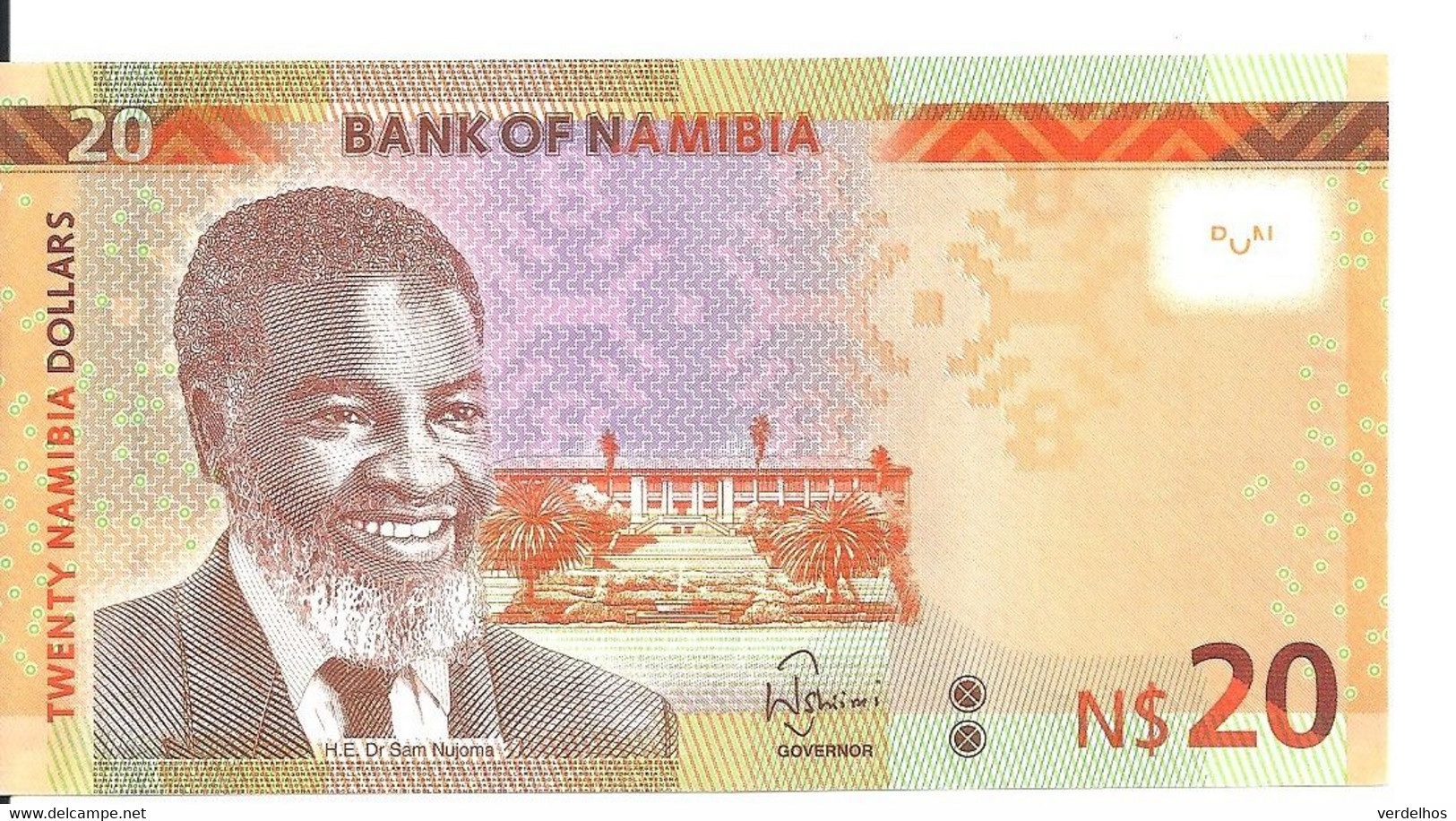 NAMIBIE 20 NAMIBIA DOLLARS 2018 UNC P 17 B - Namibia