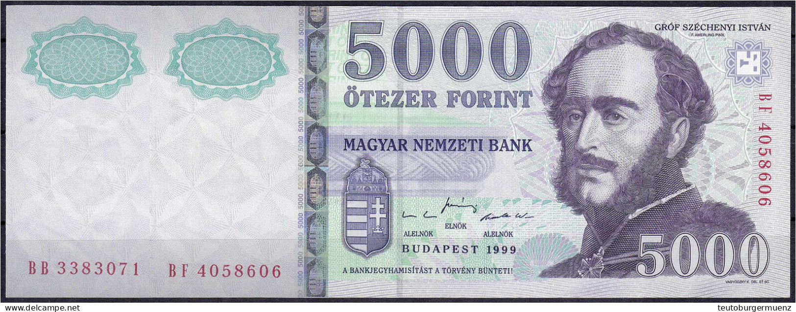 2x 5000 Forint 1999. I. Pick 182. - Ungarn