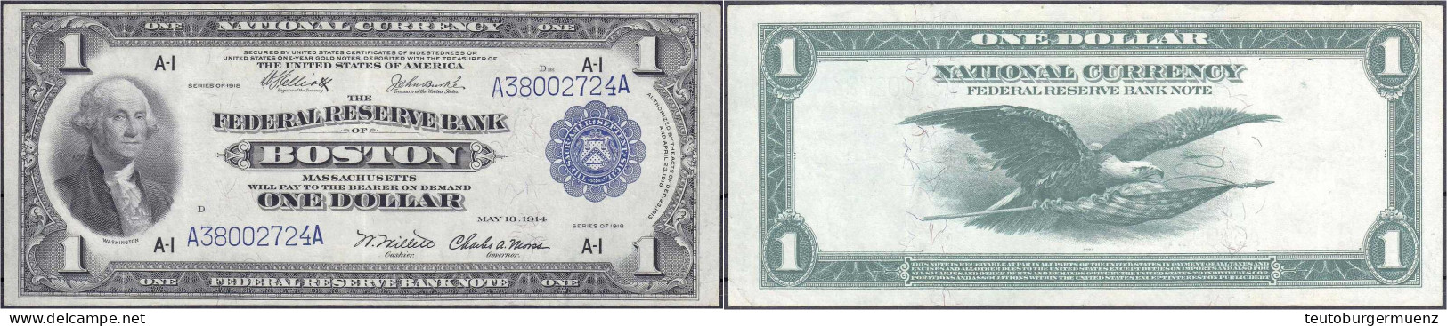 1 Dollar 1918. III+ Pick 371. - Other & Unclassified