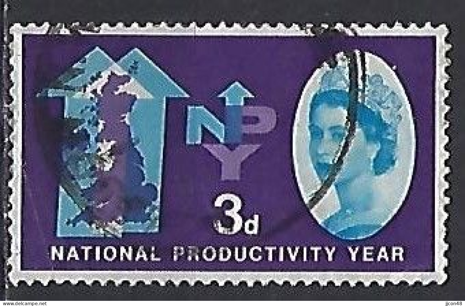GB 1962 National Productivity (o) Mi.352 X - Usati