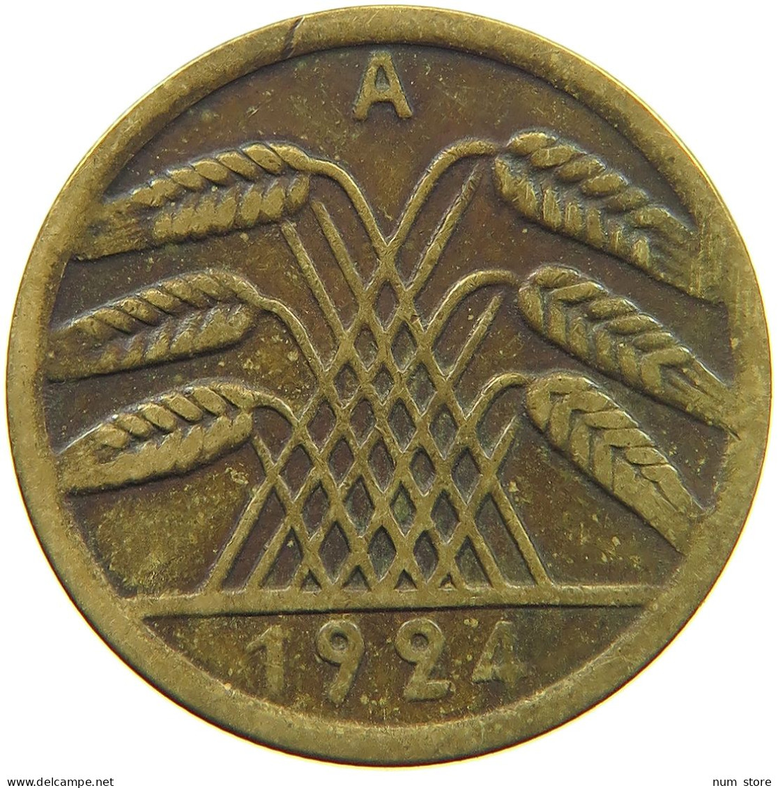 WEIMARER REPUBLIK 50 PFENNIG 1924 A  #c006 0693 - 50 Renten- & 50 Reichspfennig