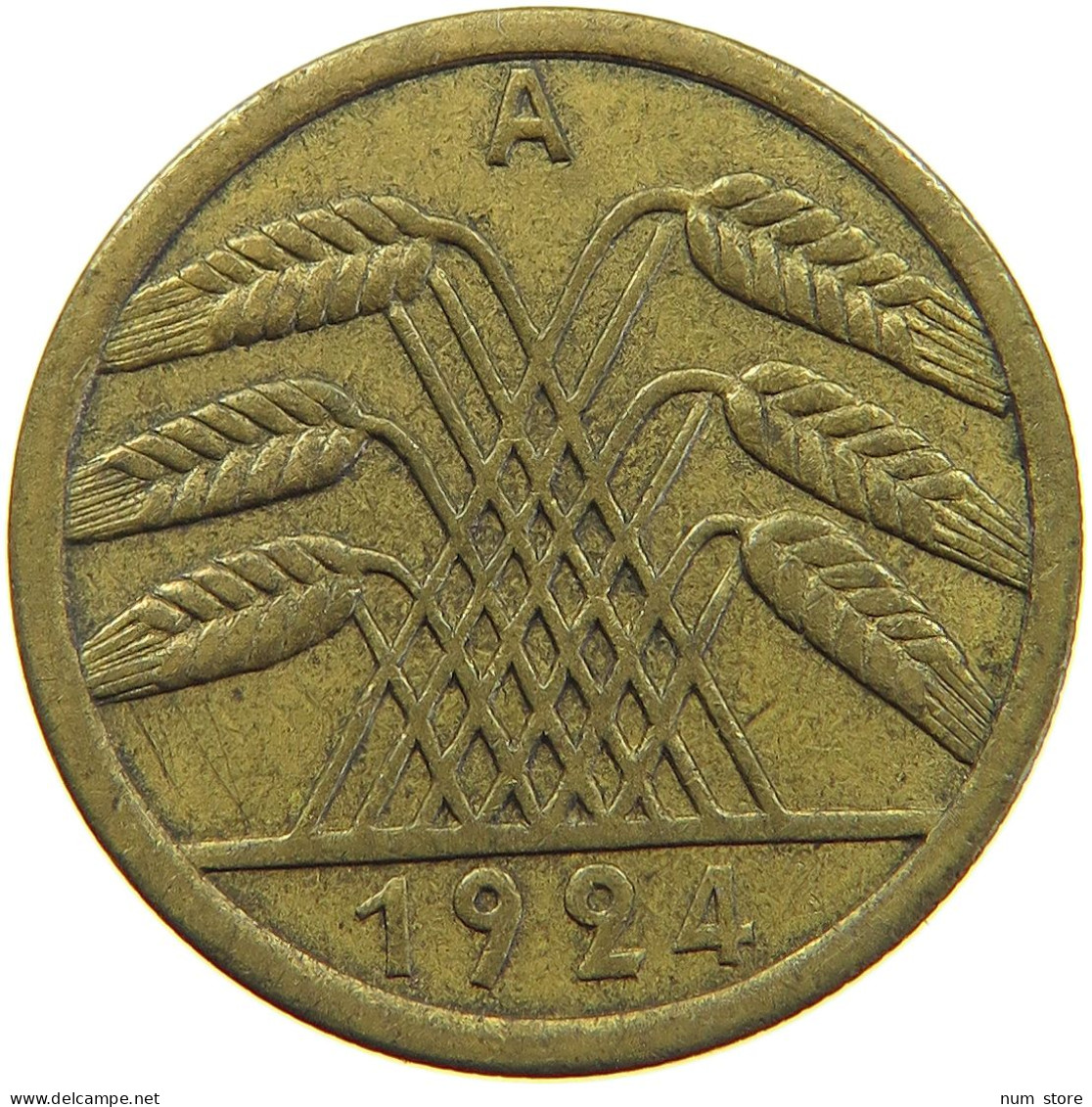 WEIMARER REPUBLIK 50 PFENNIG 1924 A  #a093 0845 - 50 Rentenpfennig & 50 Reichspfennig