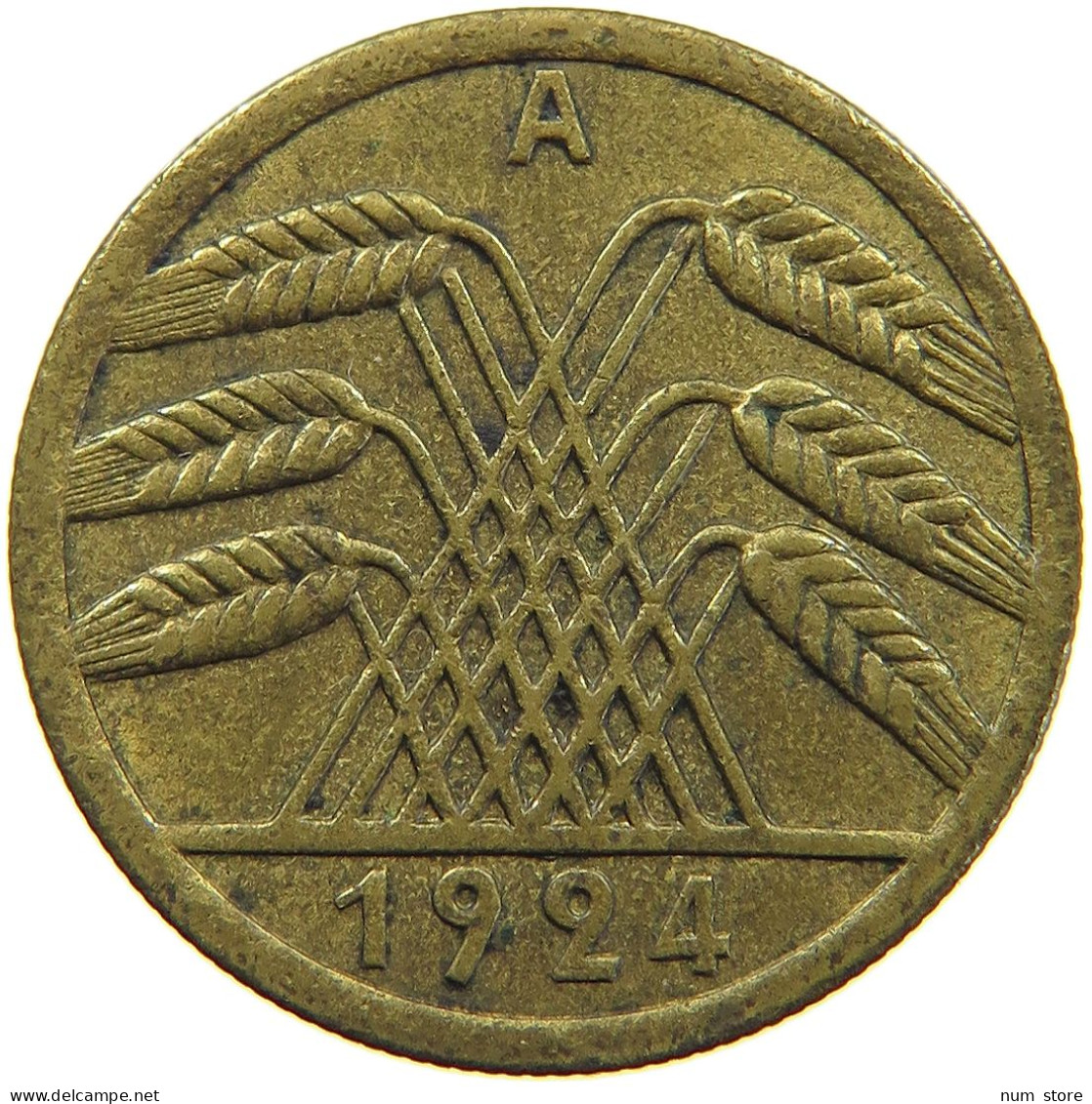 WEIMARER REPUBLIK 50 PFENNIG 1924 A  #a093 0831 - 50 Rentenpfennig & 50 Reichspfennig