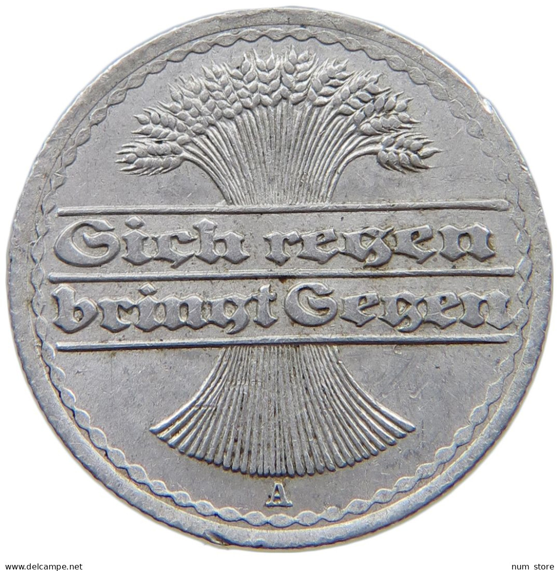 WEIMARER REPUBLIK 50 PFENNIG 1919 A  #a089 0023 - 50 Rentenpfennig & 50 Reichspfennig