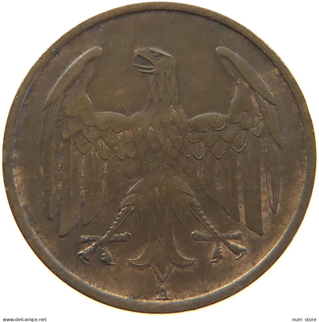 WEIMARER REPUBLIK 4 PFENNIG 1932 A  #c080 0477 - 4 Reichspfennig