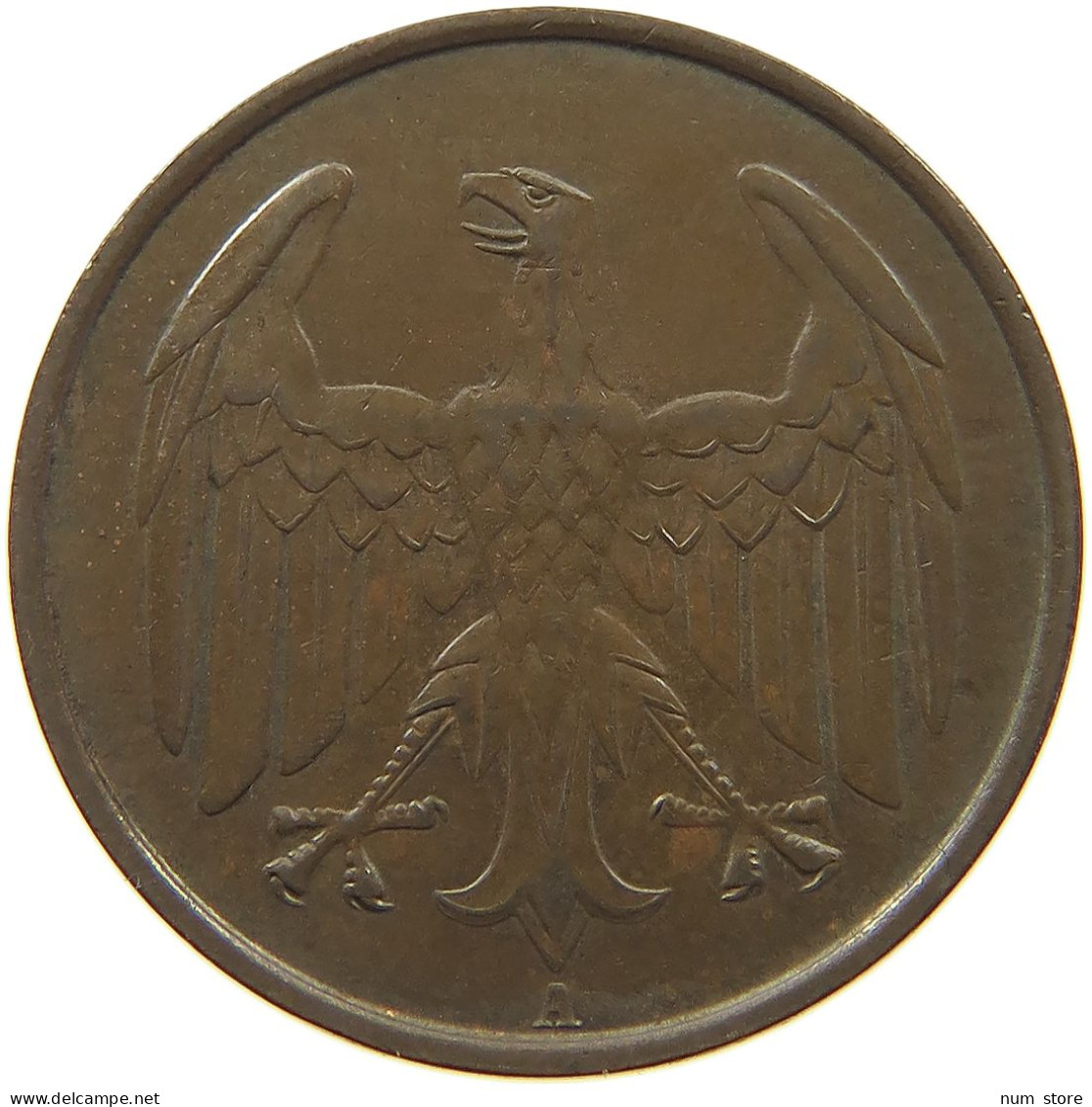 WEIMARER REPUBLIK 4 PFENNIG 1932 A  #c080 0487 - 4 Reichspfennig